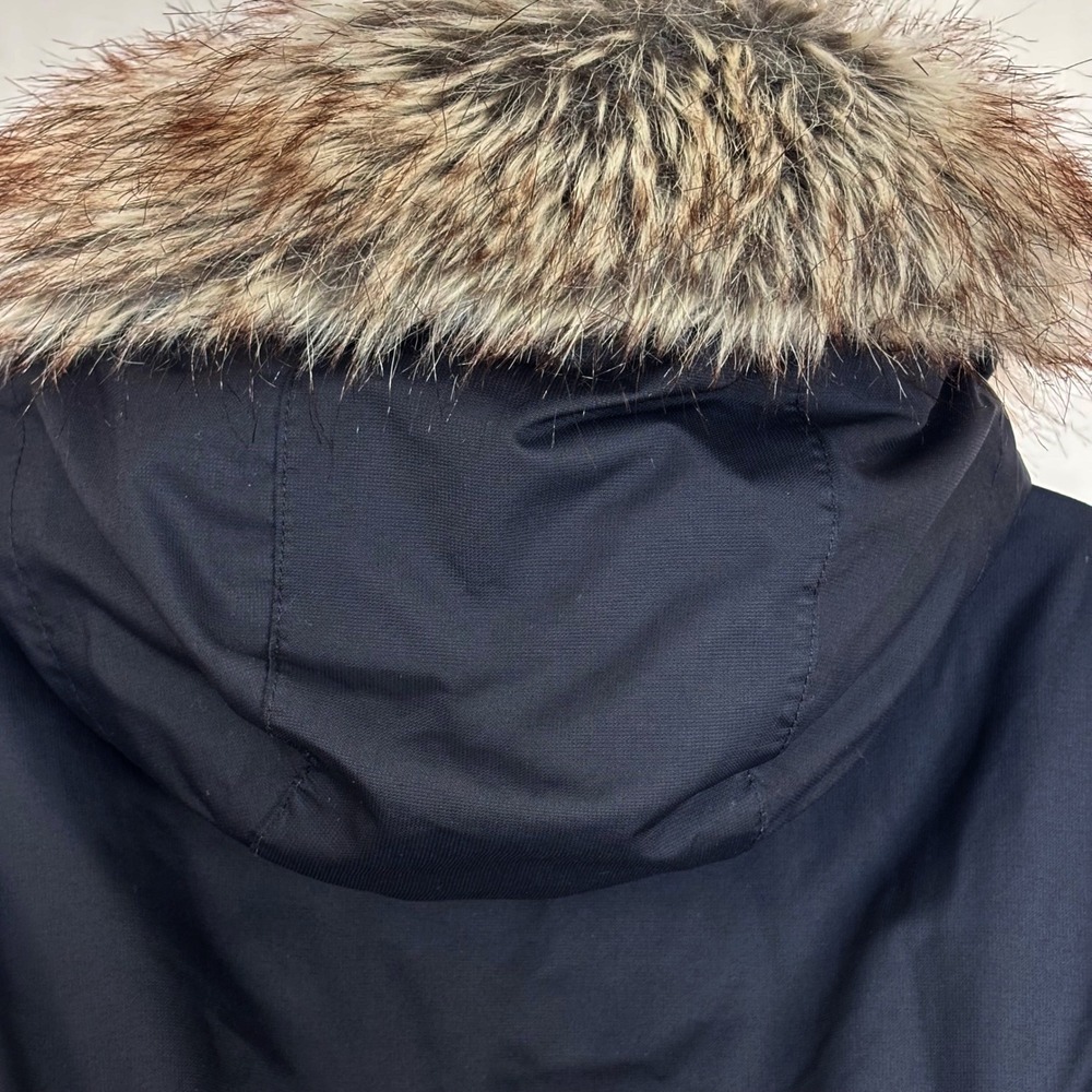 Eddie Bauer Down Filled Hooded Fur Trim Snow Jacket Puffer Quilted Womens Sz M - Picture 8 of 14